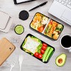 Bento Box Adult Lunch Box with Compartments for Women & Men,(47oz)Stackable Bento Lunchbox,Rectangle Lunchable Food Container - 4 of 4