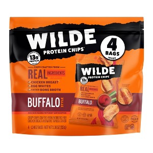 Wilde Brand Protein Chips - Buffalo - 4ct - 1 of 4