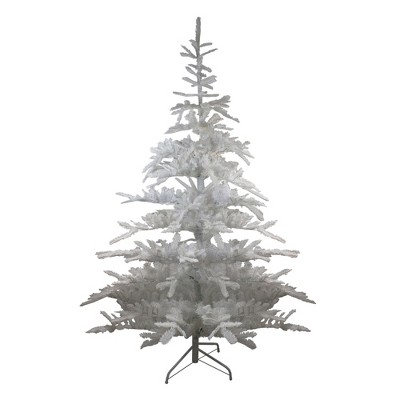 Northlight 7' Snowy White Nobilis Fir Artificial Christmas Tree - Unlit