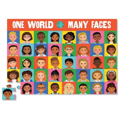 Crocodile Creek One World Many Faces Memory Game And Puzzle Target