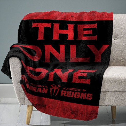 Sleep Squad WWE Roman Reigns 60 x 80 Raschel Plush Blanket - The Only One - image 1 of 4