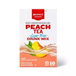 Peach Tea Sugar-Free Drink Mix - 10ct - Market Pantry™