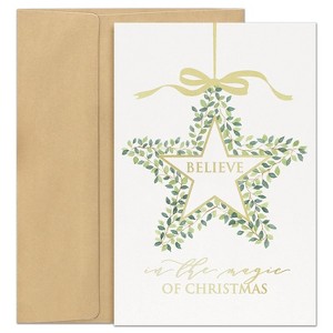 Masterpiece Studios Holiday Collection Petite Cards 16 Cards/Envelopes, Christmas Magic, 4" x 6" - 1 of 1