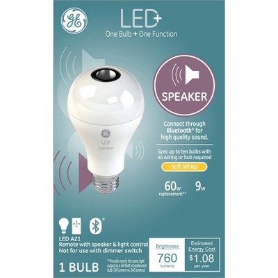 General Electric A21 Speaker LED+ Light Bulb White