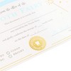Juvale 32-Pack Tooth Fairy Paper Certificate Award for Kids, Ivory with Gold Foil 4 x 6 in - 3 of 4