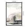Amanti Art Ebony Horizon Triptych III by Jennifer Goldberger Canvas Wall Art Print Framed 16 x 23-in. - 4 of 4