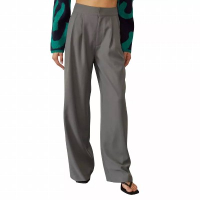 Women's Suki Straight-leg Pleated Trouser - CRESCENT
