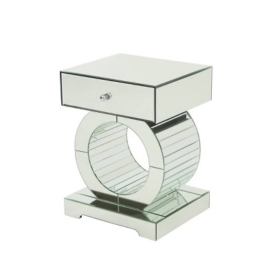 Mirrored side best sale table target