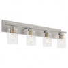 Quorum Lighting Carter 4 - Light Vanity in  Satin Nickel - 4 of 4