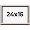 PosterPalooza | Minimalist Shadow Box Silver Picture Frame - UV Acrylic, Backing Board, Hanging Hardware - 2 of 4