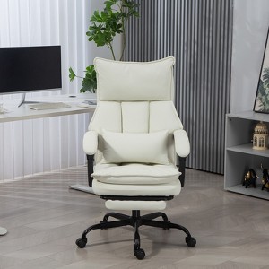 155° Reclining Office Chair Ergonomic Gaming Chair with Footrest - 1 of 4