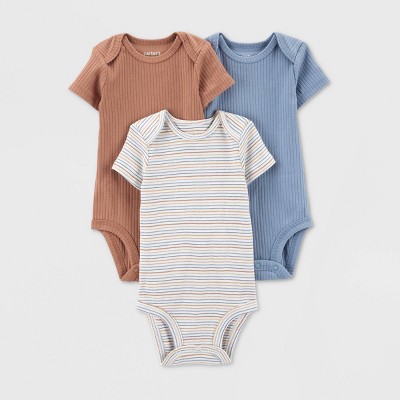 Carter's Just One You® Baby 3pk Rhino Bodysuit - Blue Newborn