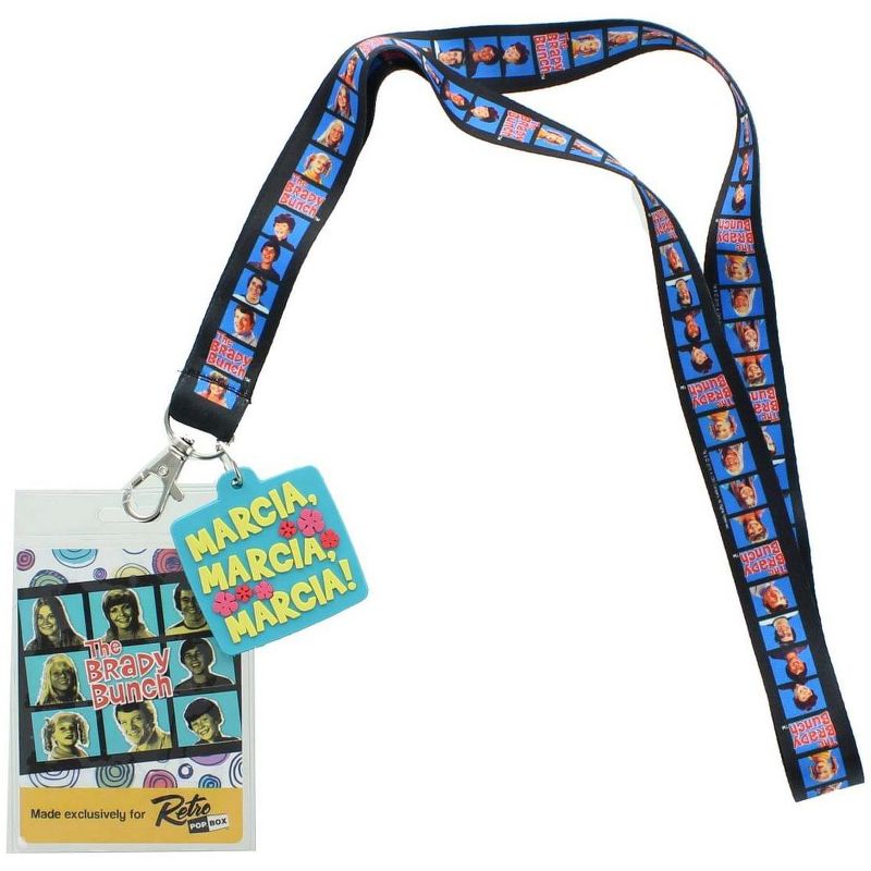 Crowded Coop, LLC The Brady Bunch Lanyard with "Marcia" Charm, 1 of 3