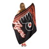 NHL Philadelphia Flyers 46" x 60" Raschel Throw Blanket - 3 of 4
