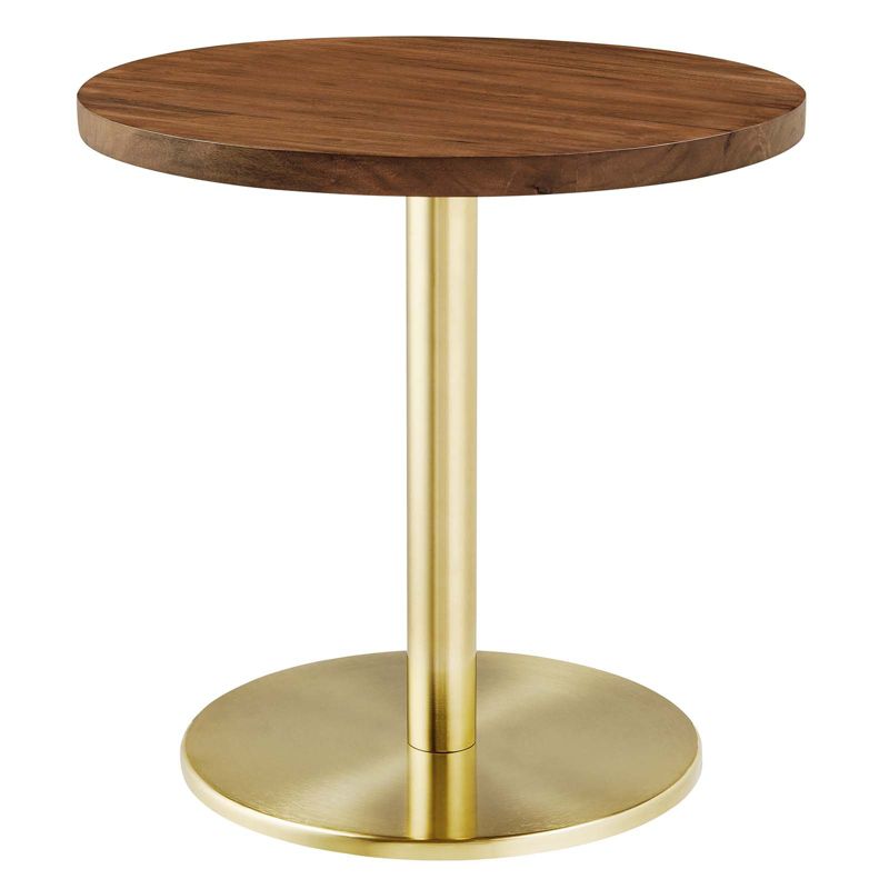 Modway Viva Round Acacia Wood Side Table, 1 of 9