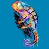 Boy's Design By Humans chameleon By alnavasord T-Shirt - 2 of 3