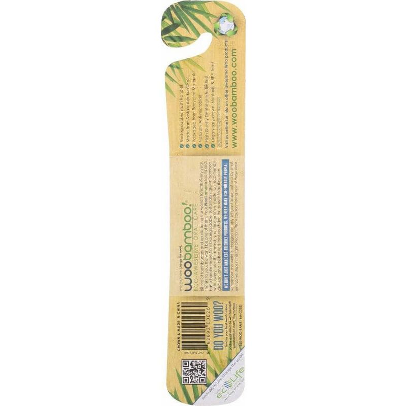 Woobamboo Kids Super Soft Bristles Bamboo Toothbrush - Case of 6/2 ct, 3 of 7