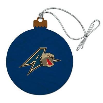 UNC Asheville Primary Logo Wood Christmas Tree Holiday Ornament