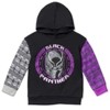 Marvel Avengers Black Panther Fleece Pullover Hoodie Toddler - 3 of 4