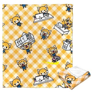 Aggretsuko Office Chaos Silk Touch Throw Blanket - 1 of 4