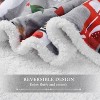 Catalonia Snowman Blanket, Holiday Theme Fleece Throw, Blanket for Couch and Bed, Super Soft Comfy Cozy Living Room Decor Blanket, 50x60 inches - 3 of 4