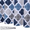 Quatrefoil Print Cotton Blend Fabric Shower Curtain - image 4 of 4