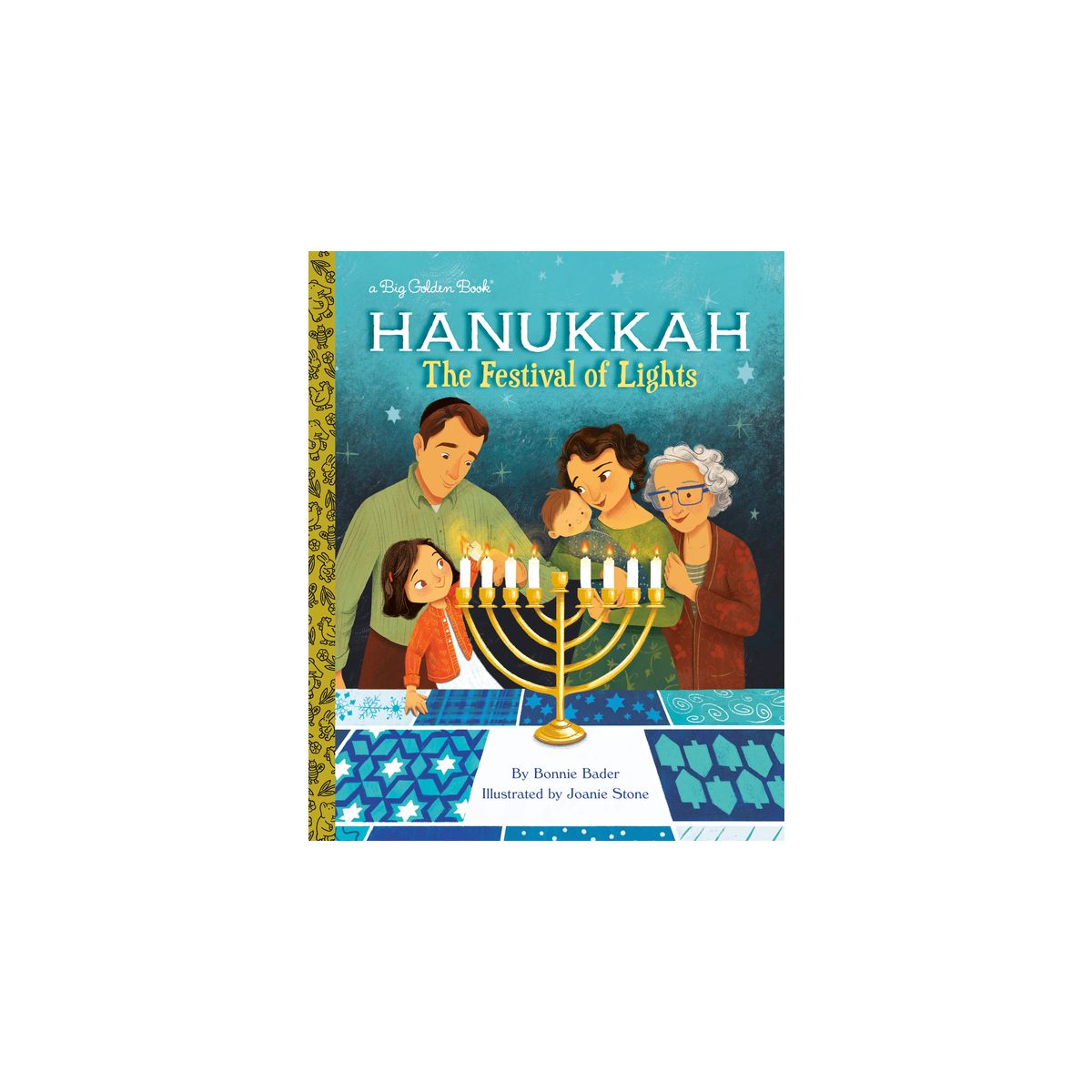 Hanukkah - (Big Golden Book) by Bonnie Bader (Hardcover)