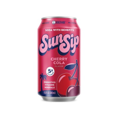Health-Ade SunSip Cherry Cola Soda with Benefits - 11.5 fl oz Can