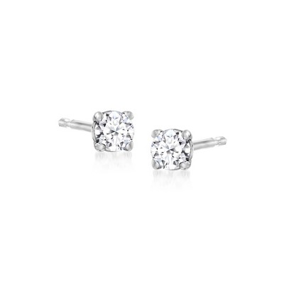 Ross-Simons 0.10 ct. t.w. Lab-Grown Diamond Stud Earrings in Sterling Silver