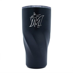 MLB Miami Marlins 30oz Stainless Steel Tumbler - 1 of 3