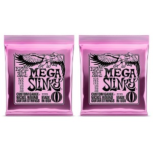 Ernie Ball 2213 Mega Slinky Nickel Wound Electric Guitar Strings 2-Pack - 1 of 3