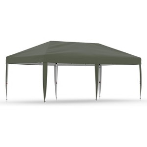 Pop Up Canopy Tent, Heavy Duty Outdoor Canopy W/ Removable Sidewall, Portable Tent Gazebo, Instant Tent Shelter for Parties, Events, & Vendors - 1 of 1