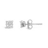 Haus of Brilliance 10KT White Gold 1/4 Cttw Diamond Composite Stud Earring - 3 of 4