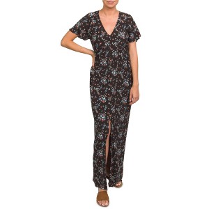 Hurley Womens Button Up Maxi Dress - 1 of 2