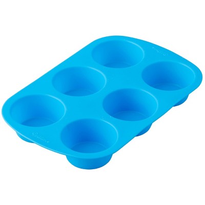 12ct Silicone Muffin Pan Blue - Figmint™ : Target