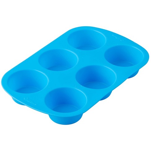 Silicone Muffin Tray Cupcake Baking Pan 12 Cup Non-Stick Microwave Safe Fast US 