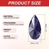 Unique Bargains DIY Hanging Ornament K9 Crystal Pendant Teardrop beads 10 Pcs - 2 of 4