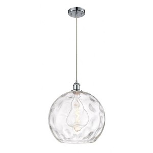 Athens Water Glass - 1 Light Pendant In Industrial Style-16.88 Inches Tall and 13.75 Inches Wide - 1 of 1
