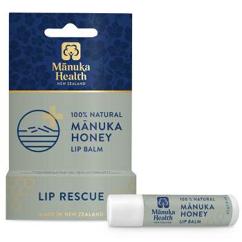 Manuka Health 100% Natural Manuka Honey Lip Balm, 0.16 oz (4.5 g)