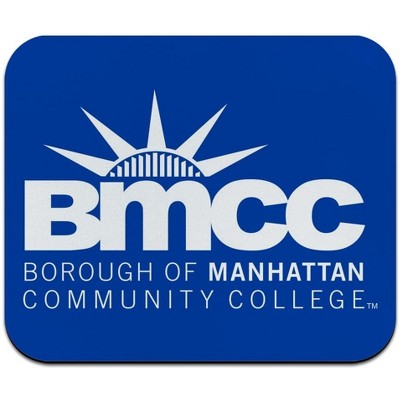 Borough of Manhattan Community College Primary Logo Low Profile Thin Mouse Pad