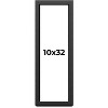 PosterPalooza | Panoramic Flat Black Picture Frame - UV Acrylic, Foam Board Backing, Hanging Hardware - 2 of 4