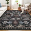 COZONY Washable Vintage Area Rug, Soft Low Pile Non Slip Carpet for Living Room Bedroom Dining Room - 3 of 4