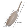 Lorren Home Trends 12" Ceramic Coated Fry Pan, Heat-resistent Handle, PFOA Free, Easy to Clean, Induction Compatible, Beige - 3 of 4