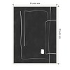 Amanti Art Black and White 36 by Elena Ristova Canvas Wall Art Print Framed 23 x 30-in. - image 4 of 4