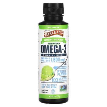 Barlean's Seriously Delicious, Omega-3 from Fish Oil, Key Lime Pie, 1,500 mg, 8 oz (227 g)