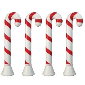 Union Products 40" Candy Cane Outdoor Holiday Decor, Light Yard Ornament, 4 Pack - 1 of 3