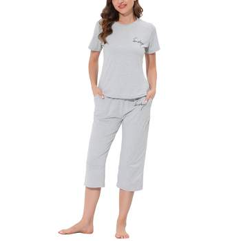 Adr Plush Crop Top And Shorts Women's Fleece Pajamas Set Faded Denim Small  : Target