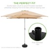 Best Choice Products Fillable Plastic Patio Umbrella Base Stand, Pole Holder w/ Adjustment Knob - image 4 of 4