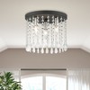 Livex Lighting Elizabeth 3 - Light Flush Mount in  Black - 3 of 4