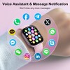 Smart Watch for Men Women, 2.01" HD Touchsreen, Bluetooth Calling, IP68 Water-Resistance, 180+ Sports Modes,, Fitness & Sleep Tracker, Android/iOS - 2 of 4